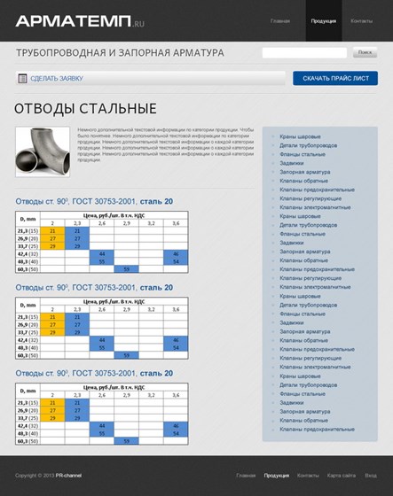 Websites: Armatemp.ru